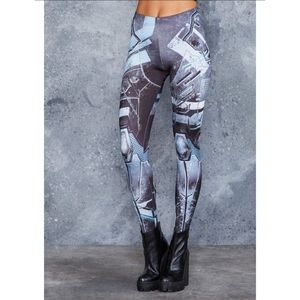 Blackmilk Mecha Leggings Small